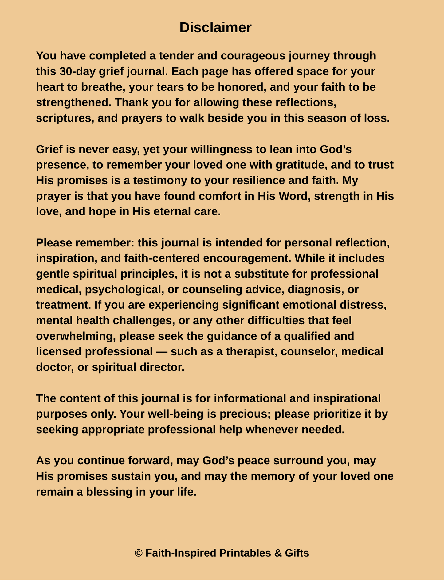 Healing Hearts: A Journal for the Loss of a Loved