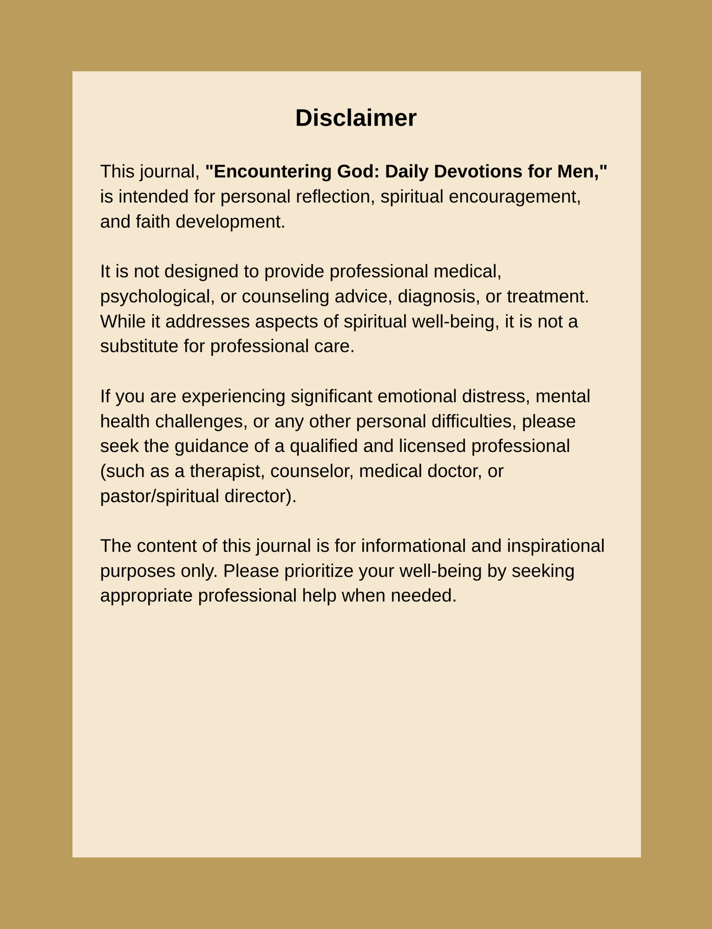 Encountering God: Daily Devotions for Men: Iron & Spirit: A Man’s Faith Journey — A 30-Day Guide to Deepening Your Spiritual Walk Paperback