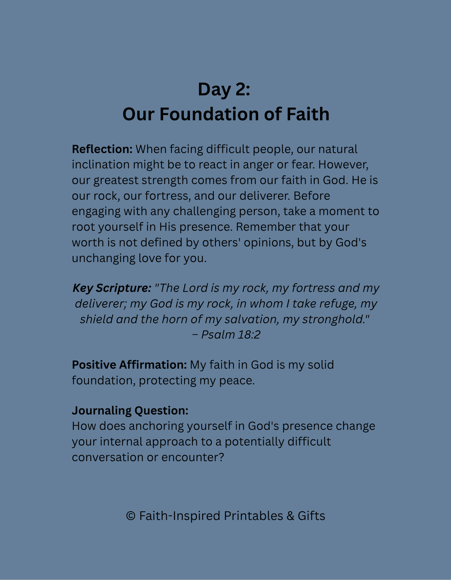Dealing with Difficult People: A 14-Day Faith-Based Devotional Journal for Setting Boundaries and Finding Peace Paperback