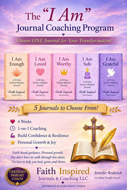 “I Am” Gratitude Mindset Coaching Program (1‑1 Coaching + Journal)