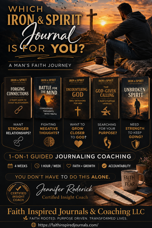 Men’s Strength & Faith Journals: 4‑Week 1‑1 Coaching